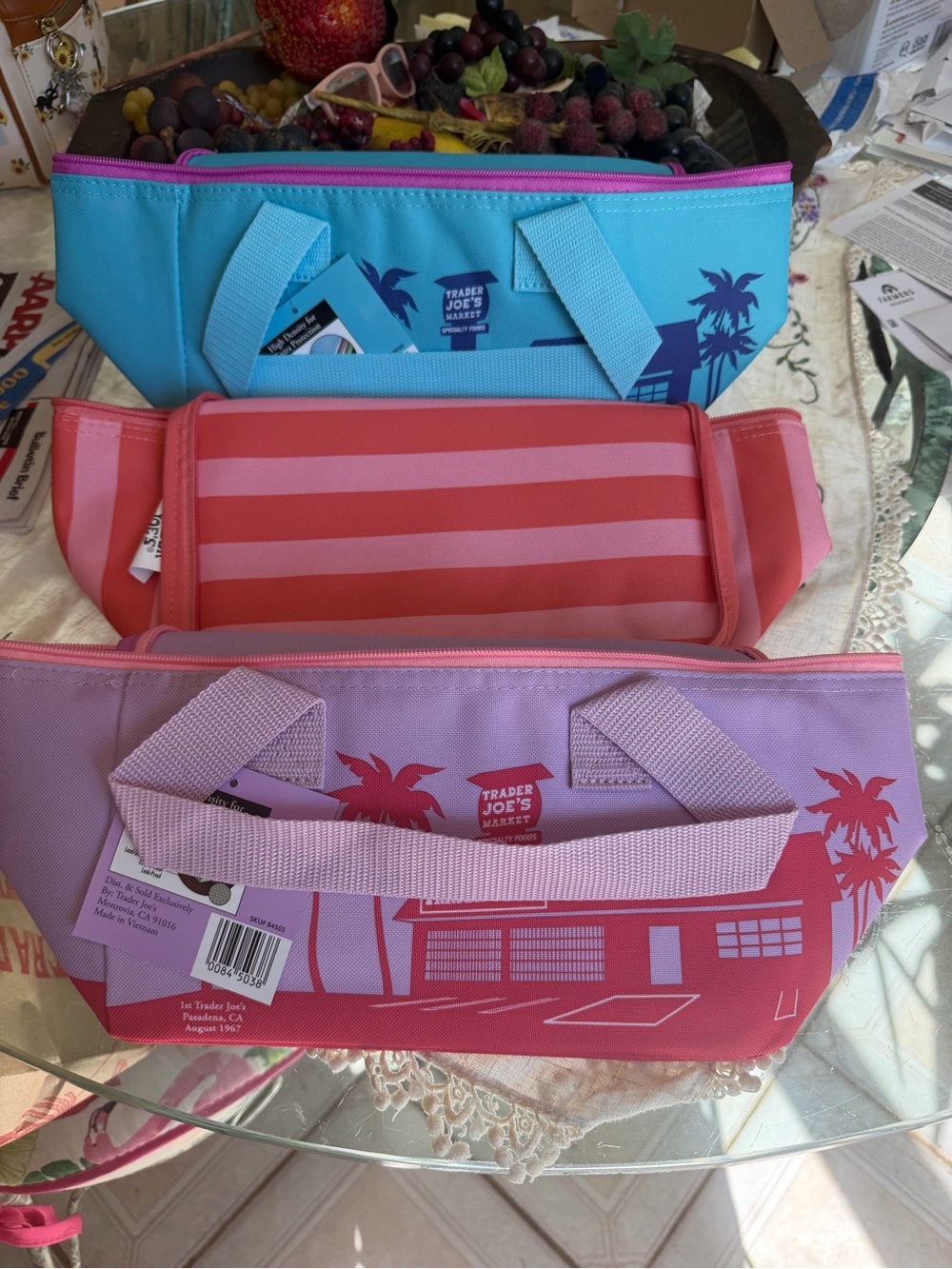 Trader Joe’s insulated mini cooler bags